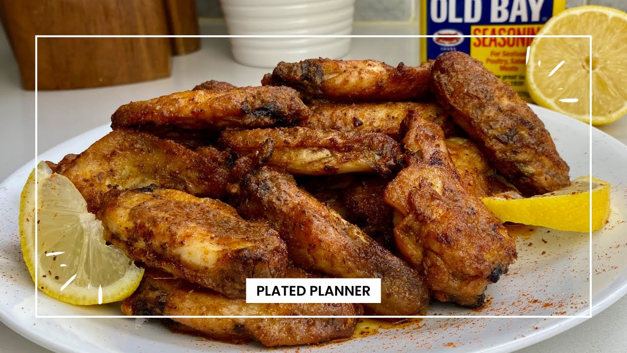 How to Make Crispy Old Bay Wings in the Oven  |  Quick and Easy Meal