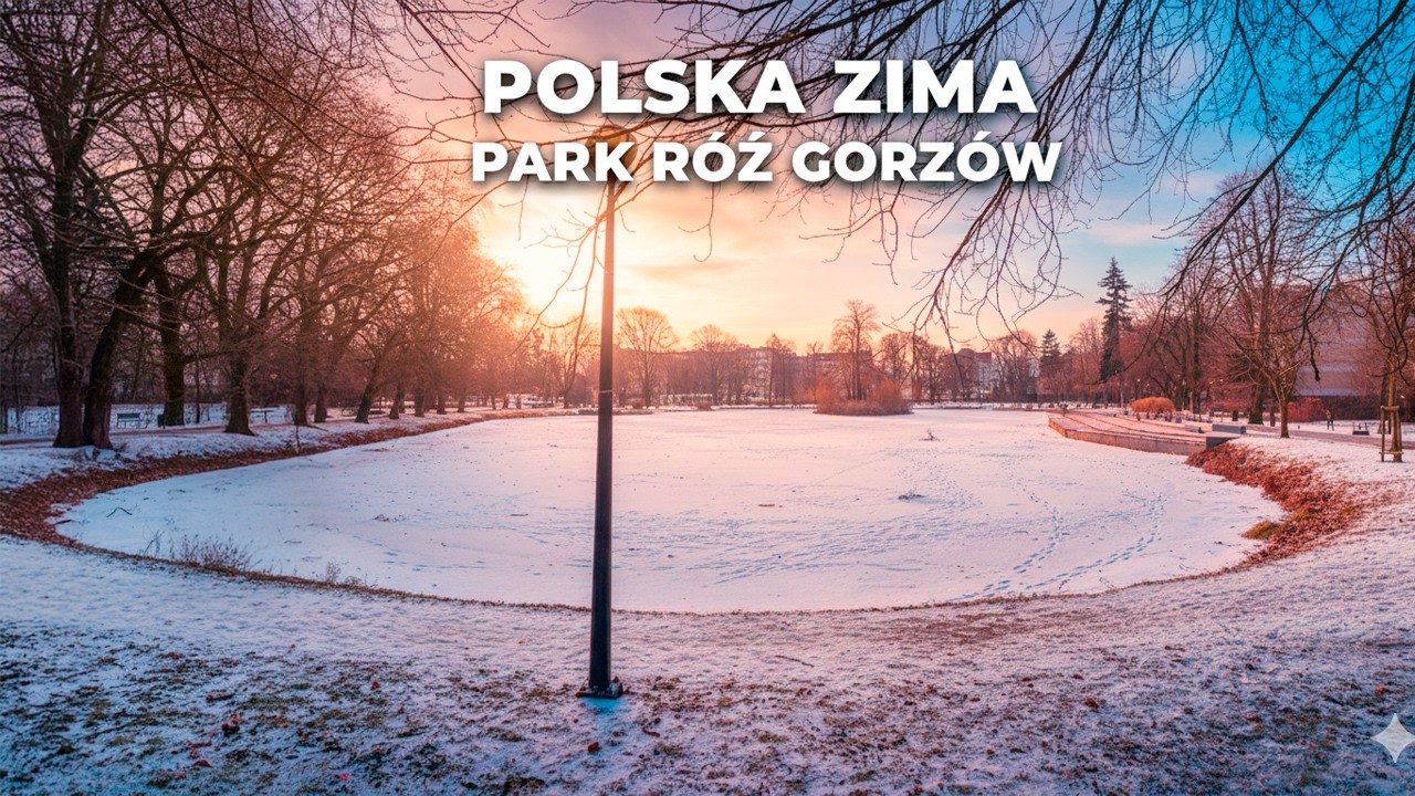 Zimowy Spacer: Park Wiosny Ludów (Park Róż) w Gorzowie Wlkp