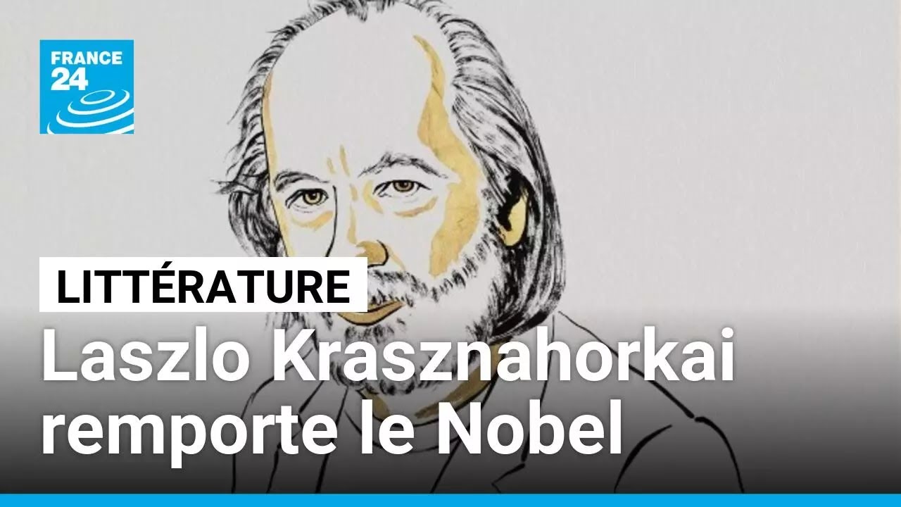 Prix Nobel de litt&eacute;rature : l'&eacute;crivain hongrois Laszlo Krasznahorkai r&eacute;compens&eacute; &bull; FRANCE 24