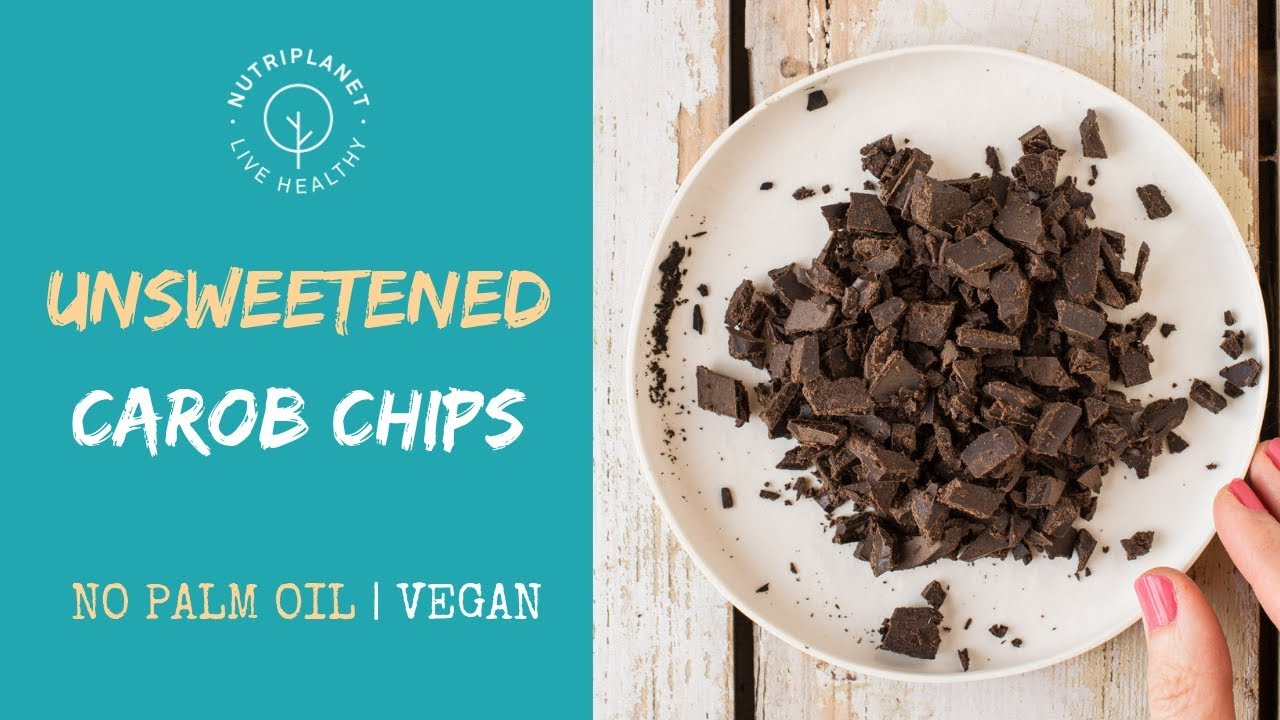 Unsweetened Carob Chips without Palm Oil
