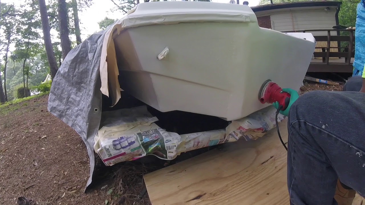 Bass Boat Restoration￼ Transom Repair Part 3