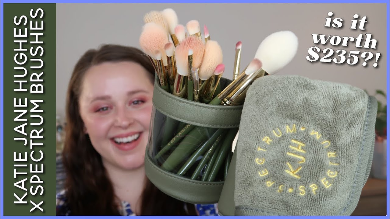 KATIE JANE HUGHES x SPECTRUM COLLECTIONS BRUSH SET *IN DEPTH* REVIEW | KJHxSPECTRUM