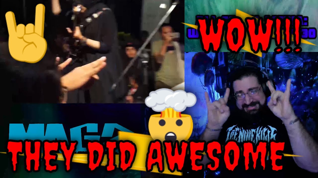 VoB (Voice of Baceprot) - Psychosocial (Slipknot Cover) - Live At UWRF 2017 | REACTION | MAGZ