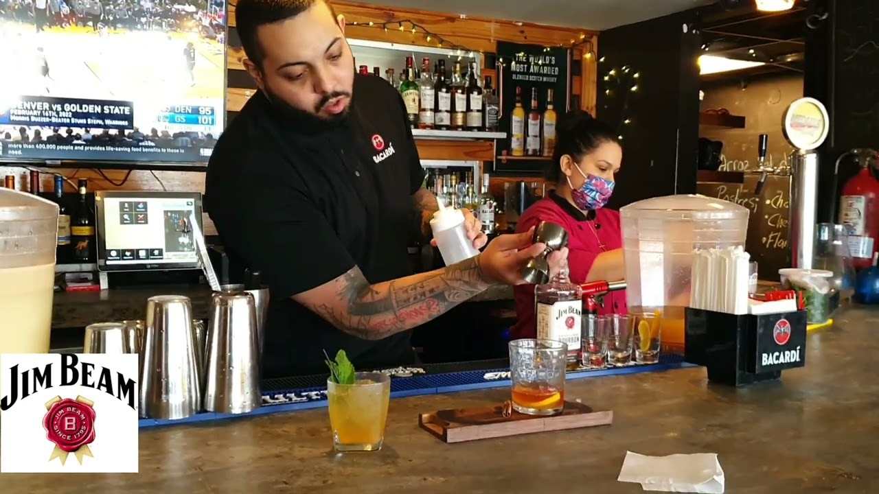 Old Fashioned Cocktail- Jim Beam Whiskey