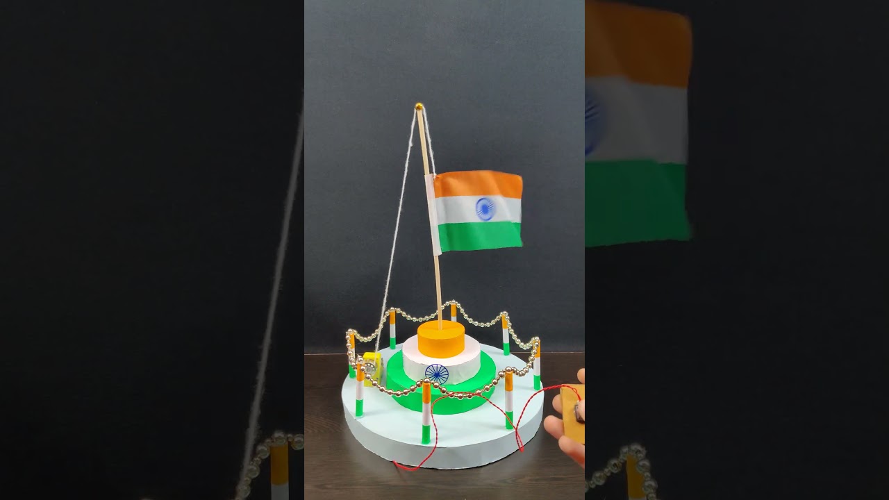Flag Hoisting Working Model #flaghoisting #flag #scienceprojects
