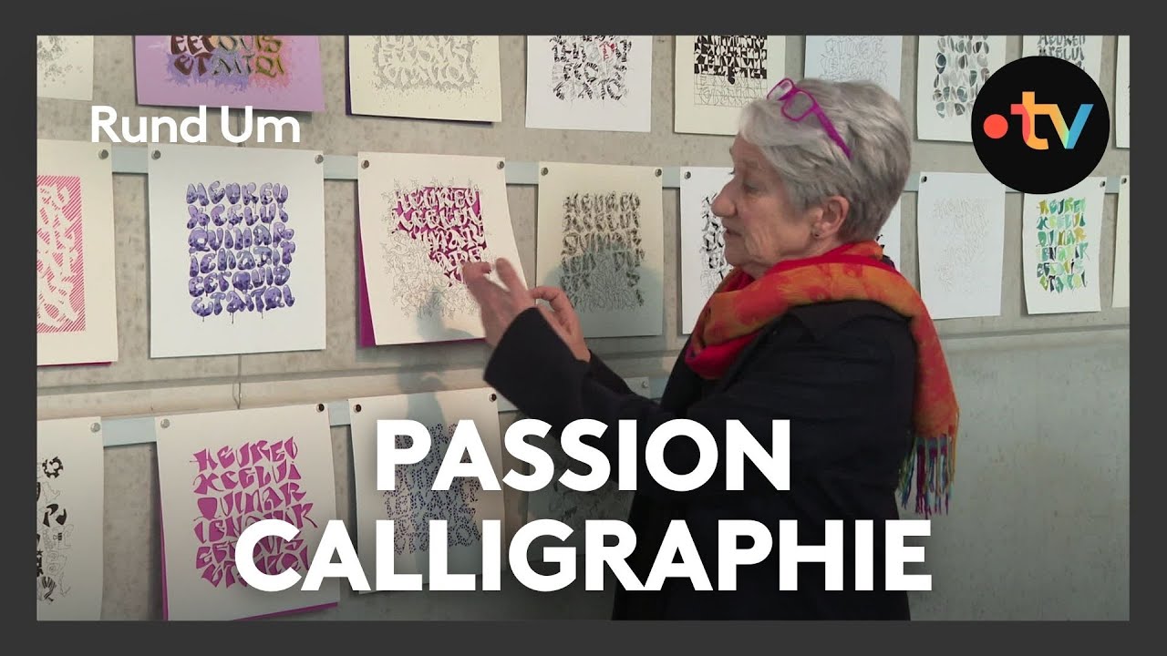 La calligraphie passion de Denise Lach
