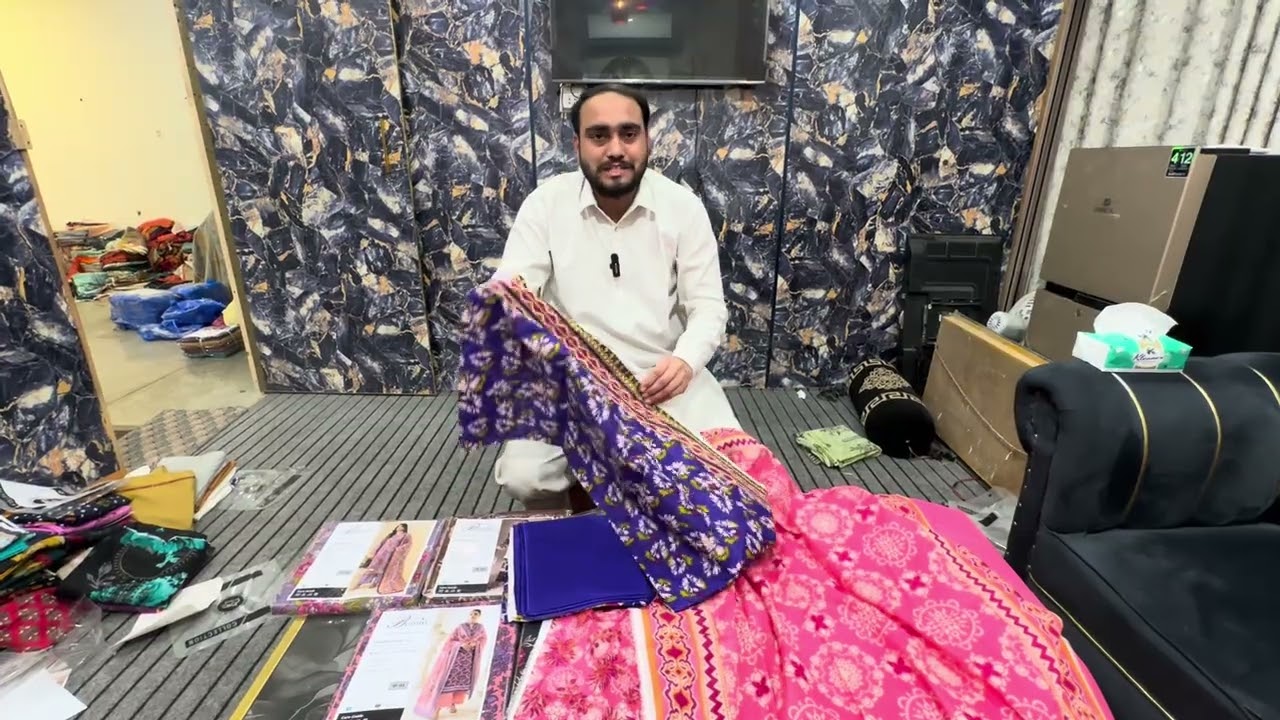 Wholesale Cloth Market in Faisalabad | Bonito 3 piece Lawn Digital Print | Luxury Premium Quality 