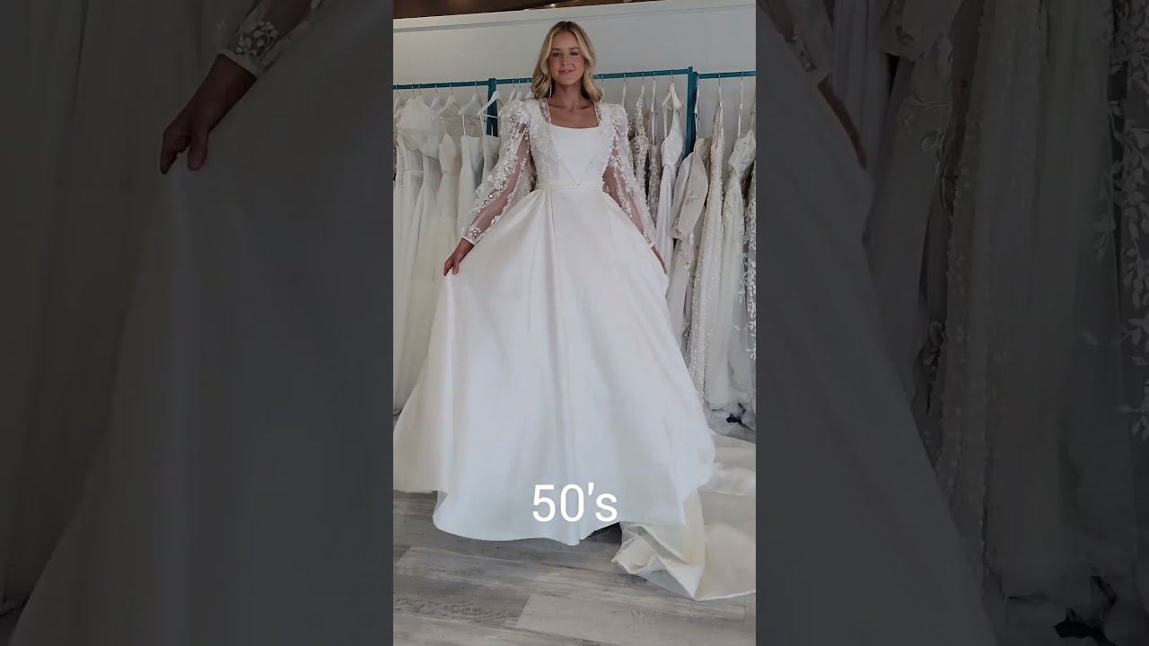 Wedding Dresses Inspired by Different Decades!
