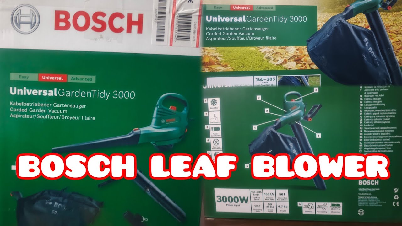 BOSCH UNIVERSAL GARDEN TIDY 3000 Electric Leaf Blower