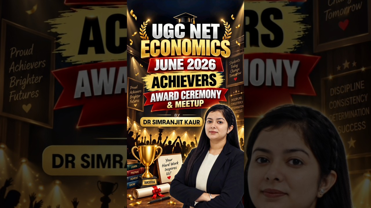 UGC NET Economics Toppers Award Ceremony & Meetup | UGC Net JRF Economics December 2026 #shorts