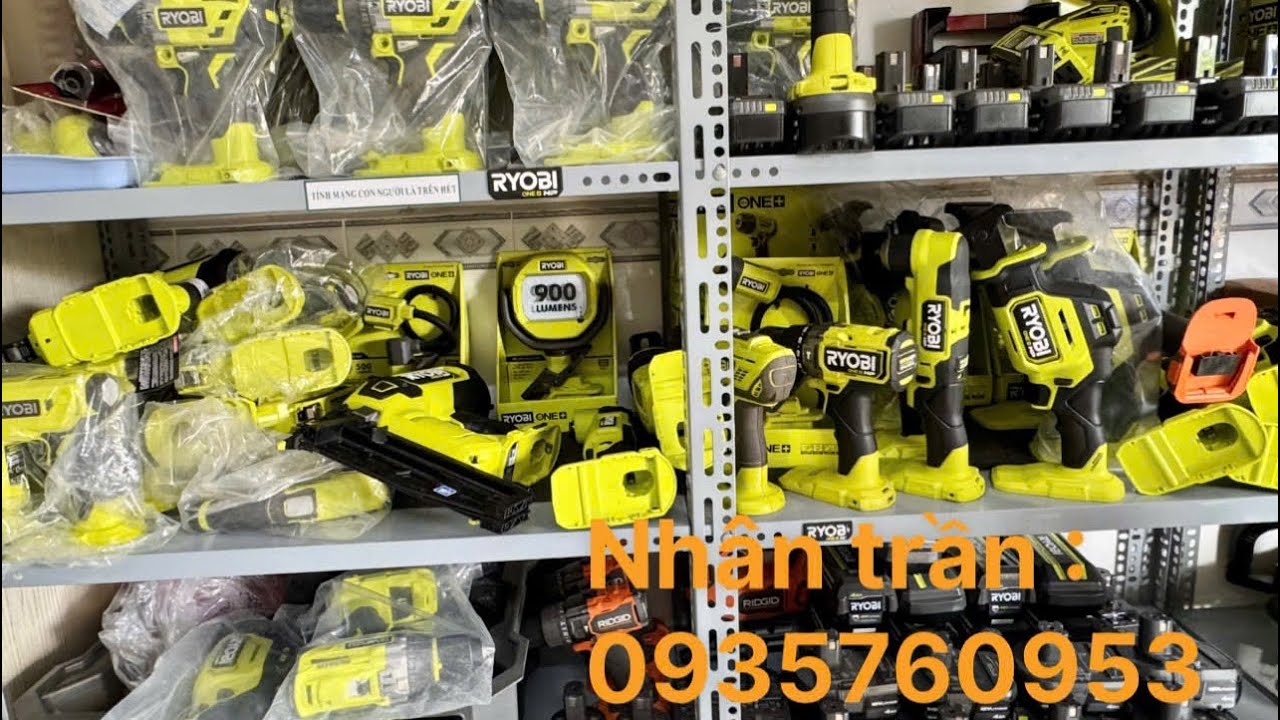 Báo giá hàng RYOBI ONE 18 mới về | ngày 4/4/2025 | Nhân Trần | 0935760953