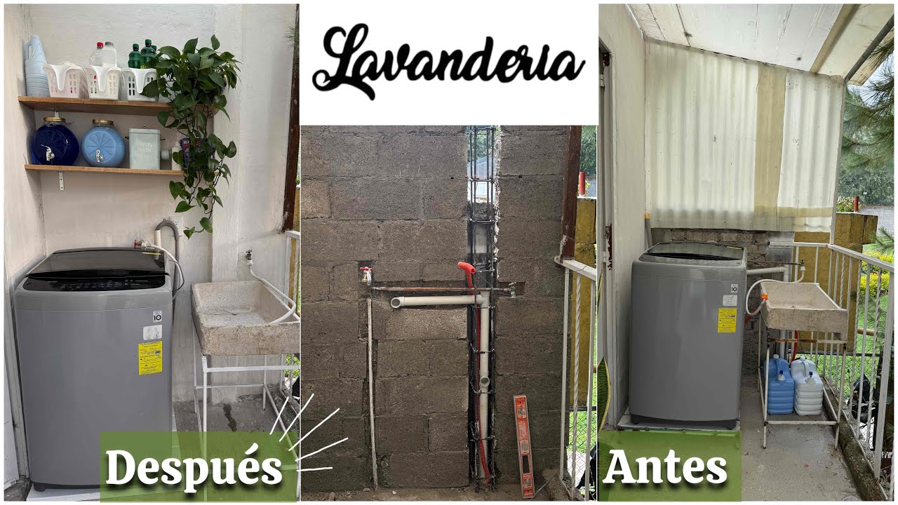 MI LAVANDER&Iacute;A || NUEVA PARED ✅ El proceso de todos estos meses 