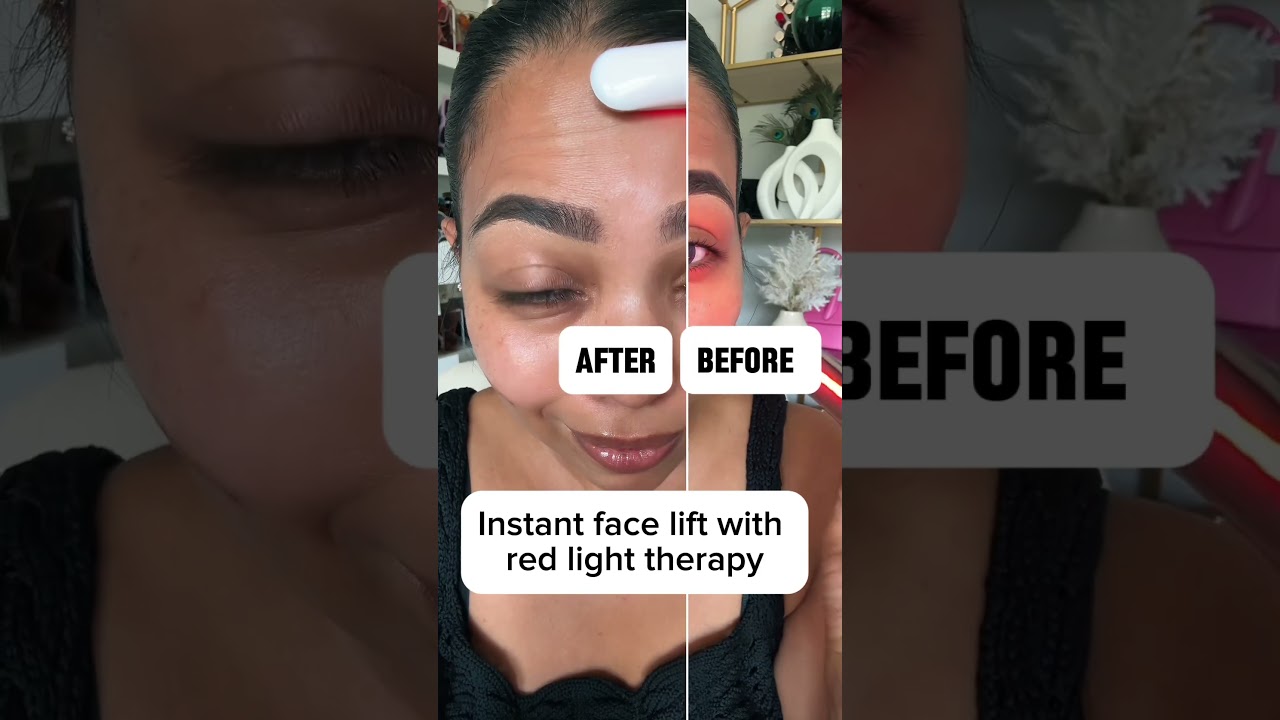 Lift, Relax & Glow: Red Light Facial Massager for Radiant Skin!