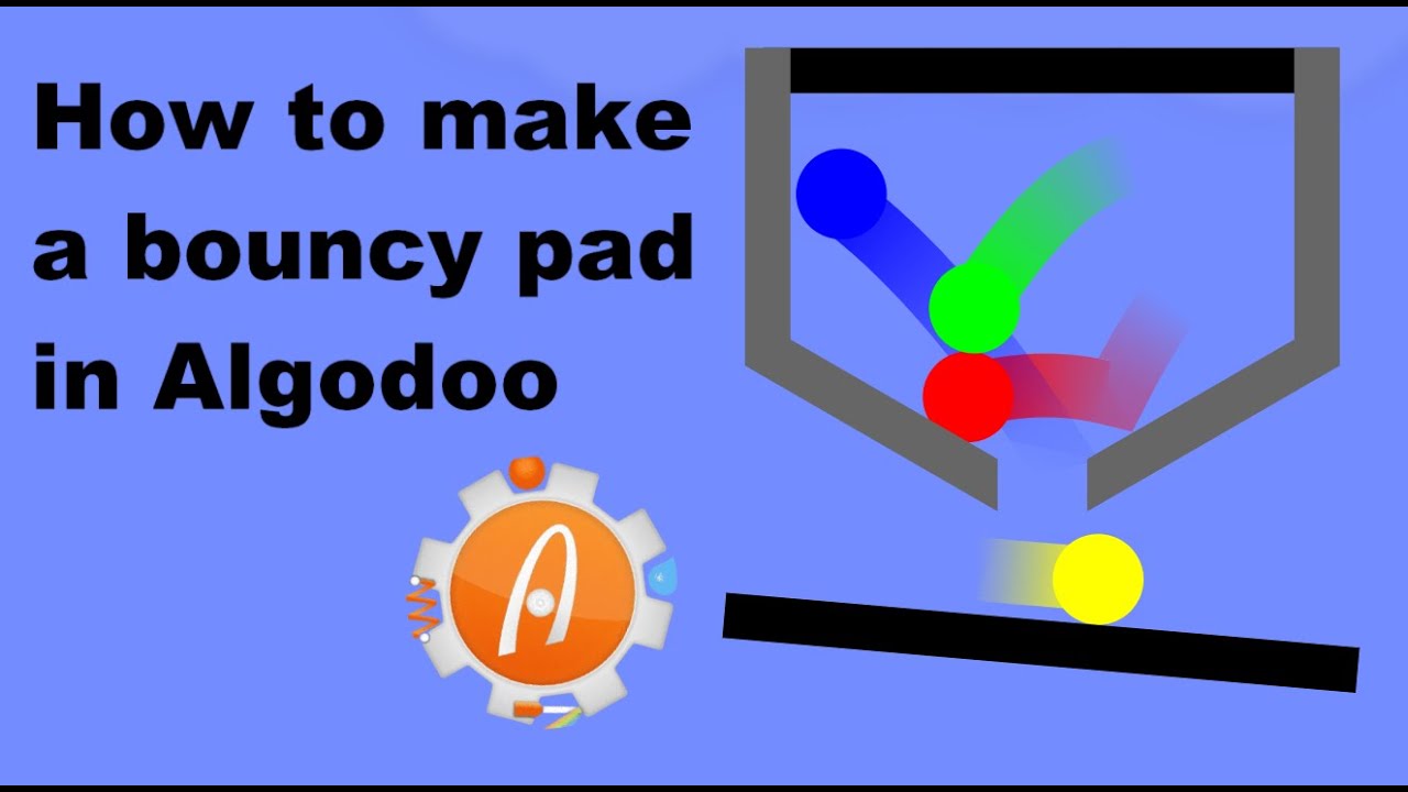 Tutorial - How to make a bouncy pad in Algodoo