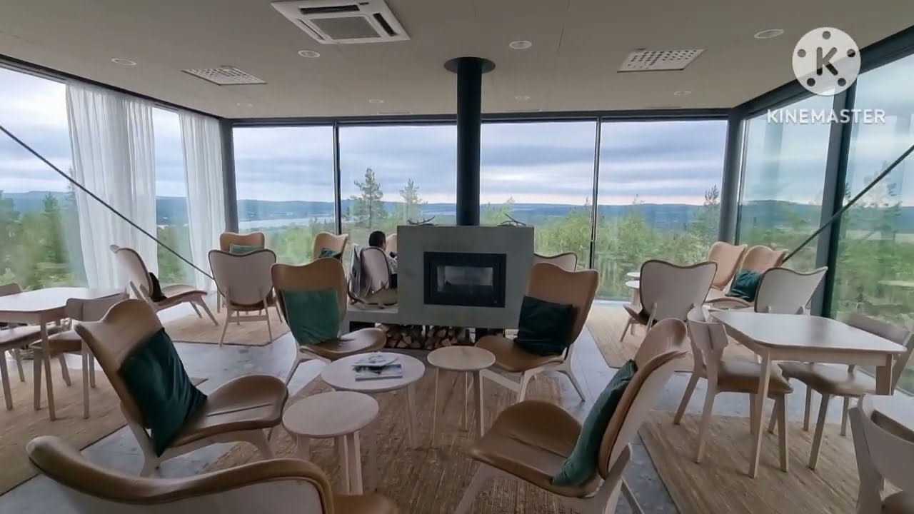 บรรยากาศเลิศเลอที่ Lapland View Lodge #sweden#Norrbotten