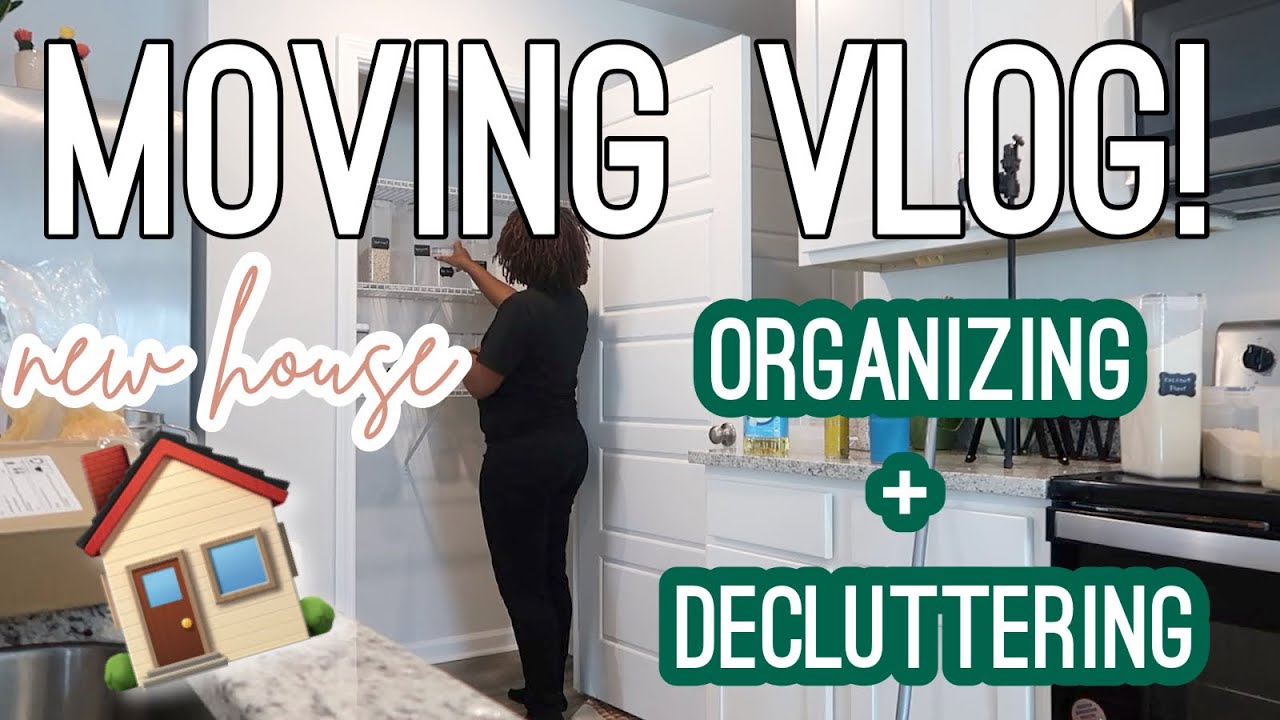 MOVING VLOG!!| HOME UPDATES (organizing pantry + decluttering)