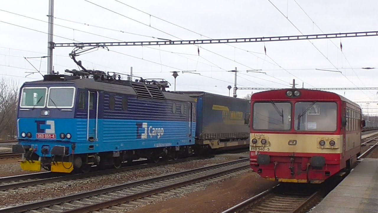 Vlaky Moravany - 18.2.2017 / Trains in Moravany