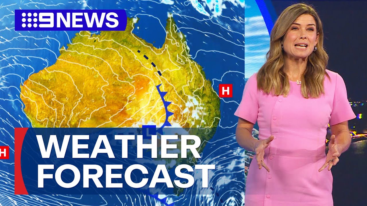 Australia Weather Update: Gusty showers and storms set for country’s south | 9 News Australia