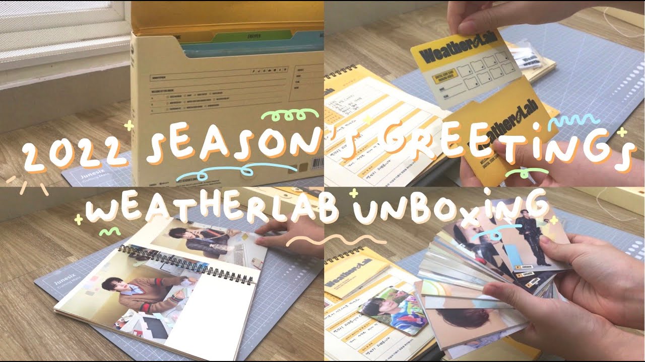 enhypen 2022 weather lab season's greetings unboxing