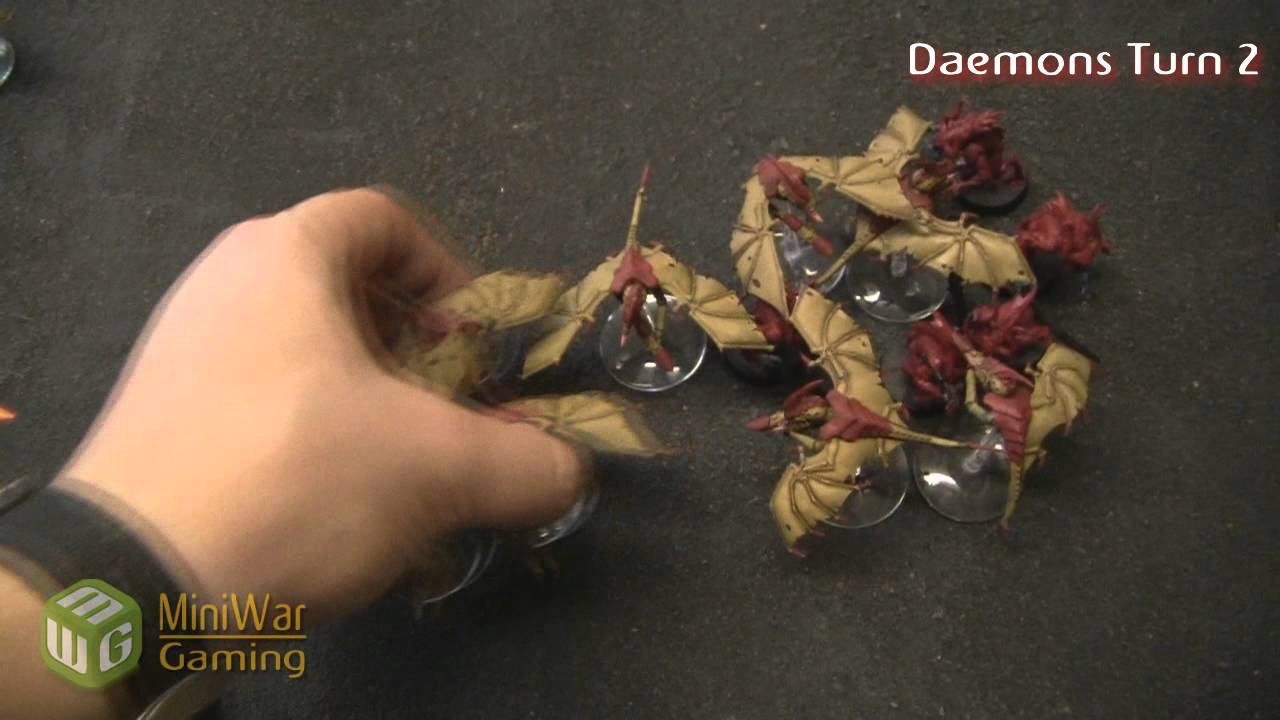 Daemons vs Tyranids Planetstrike Battle Report - Part 2/4 - Beat Matt Batrep