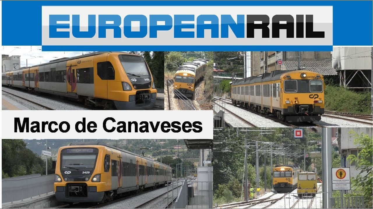#Portugal2019 Estação de Marco de Canaveses - Comboios de Portugal Trains - July 2019