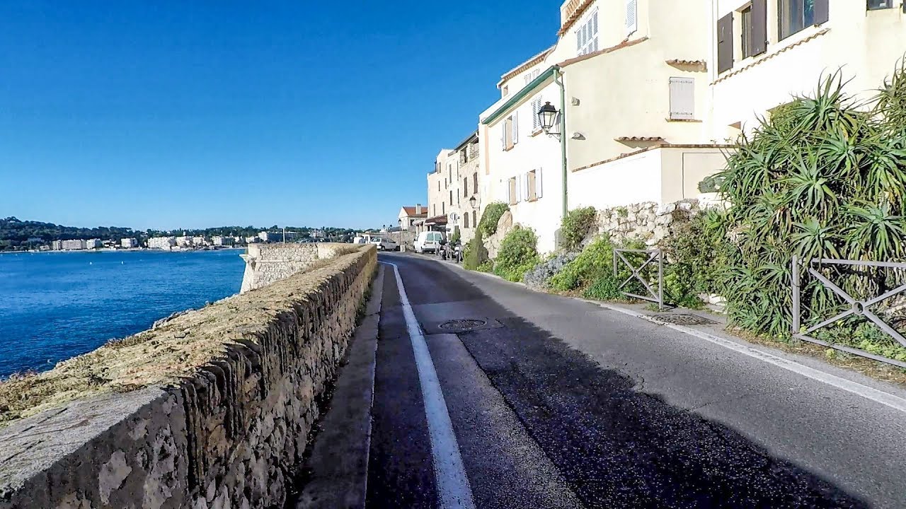 Antibes, France,  Côte d'Azur. Walk in the Old Town. Early Morning