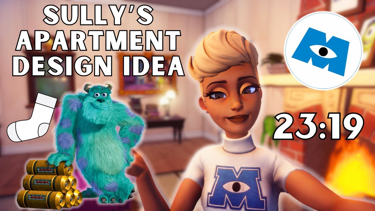 I Made Sully's Apartment from MONSTERS, INC. | Disney Dreamlight Valley
