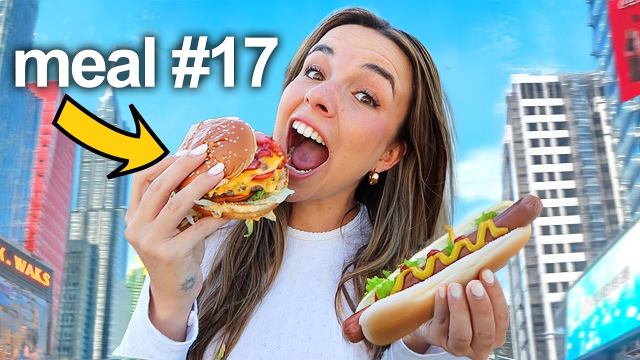 EATING EVERY HOUR FOR 24 HOURS IN NEW YORK