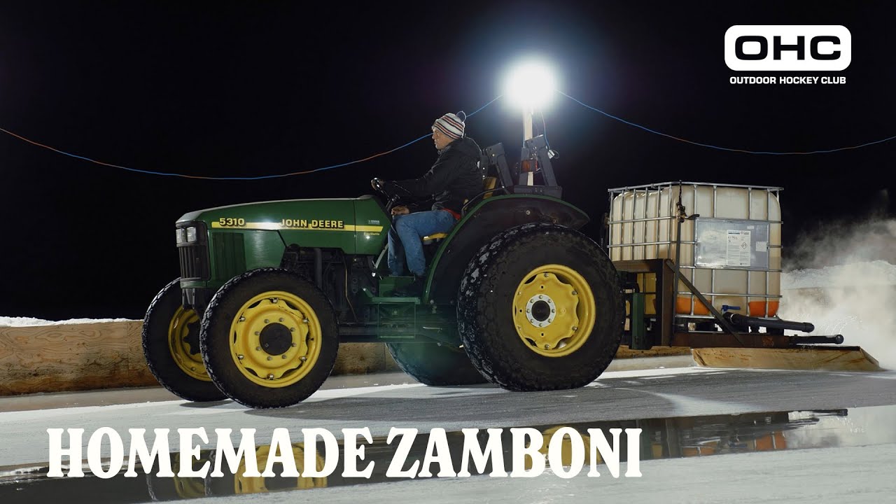 HOMEMADE ZAMBONI - DIY Backyard Ice Resurfacer [Beaver Creek Farms]