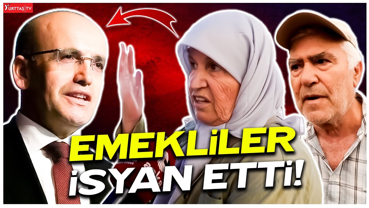 Emekliler Mehmet Şimşek'e pazarda isyan etti! - Sokak Röportajları
