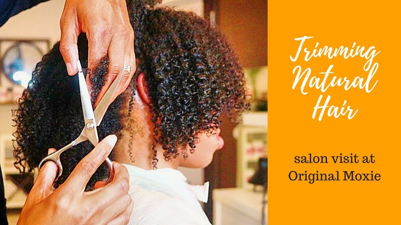 Trim & Style Natural Type 4 Hair | Salon Visit + HUGE ANNOUNCEMENT!!!!