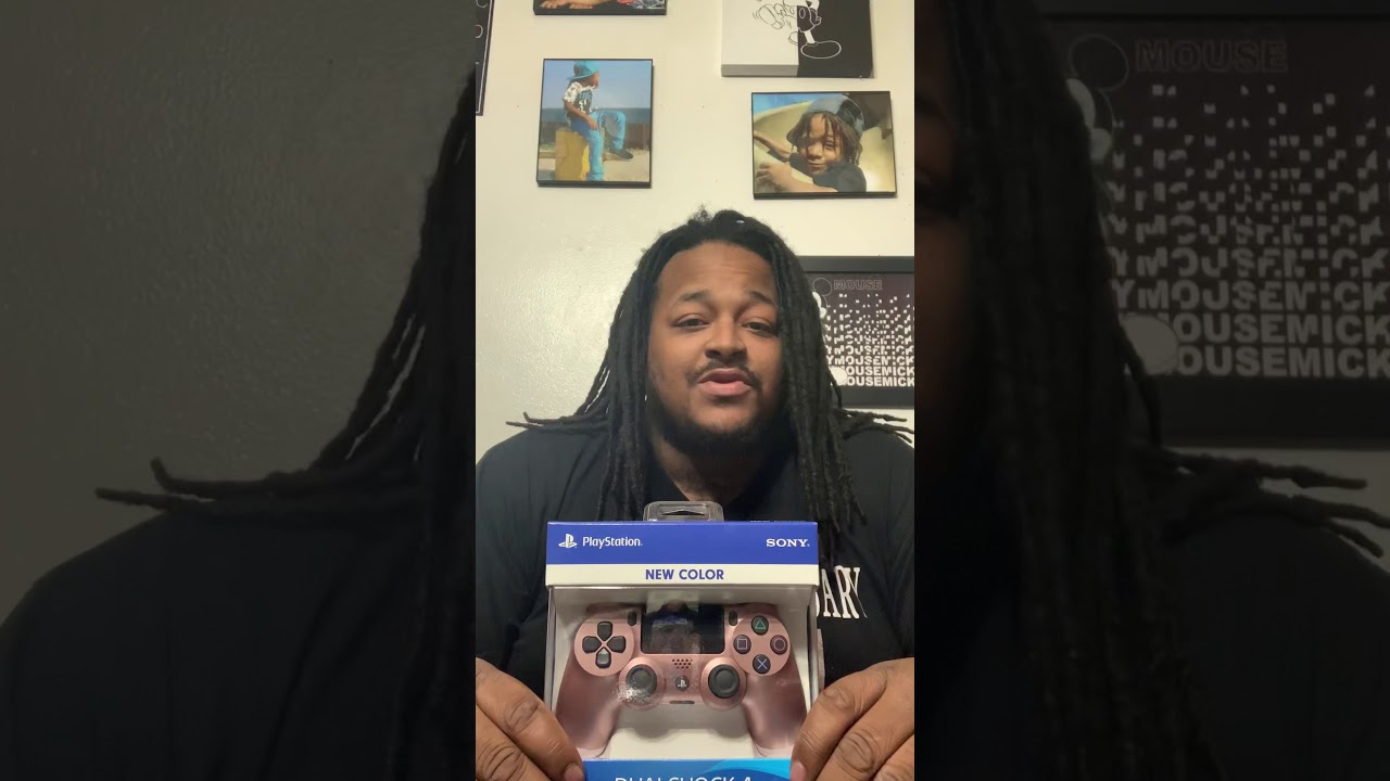 Pink or rose gold PS4