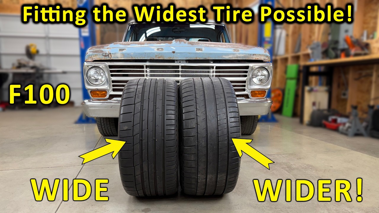 Fitting Wide Wheels and Tires on Swapped F100