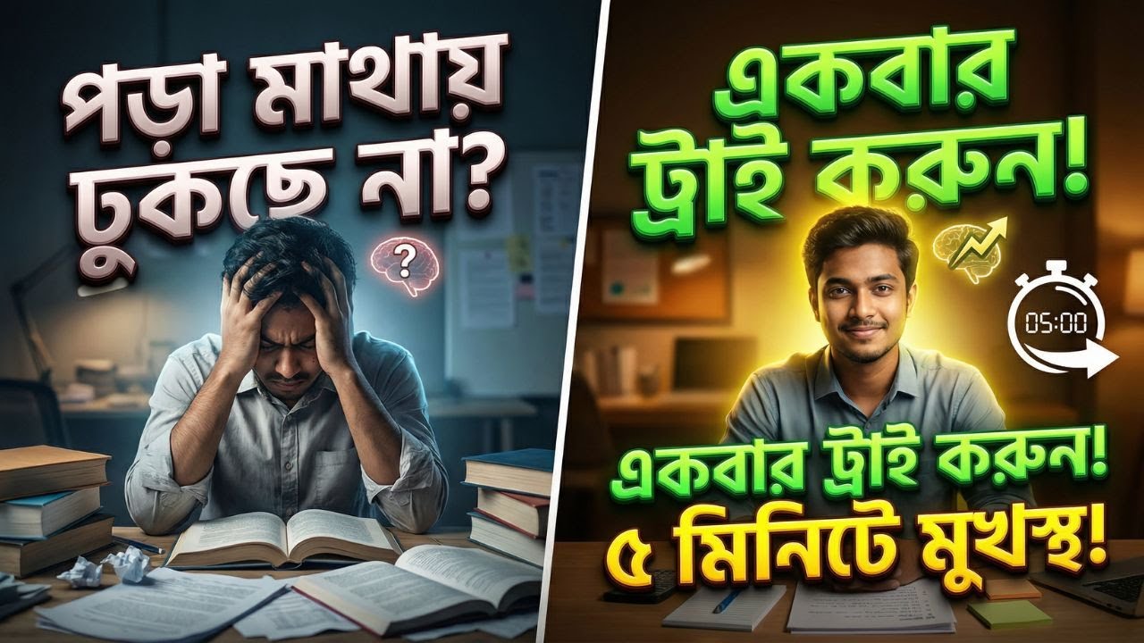 কীভাবে দ্রুত পড়া মুখস্থ করবেন  Feynman Technique দিয়ে ৩ গুণ দ্রুত শেখার সিক্রেট