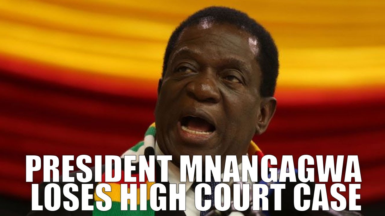 BREAKING: President Mnangagwa Loses High Court Case