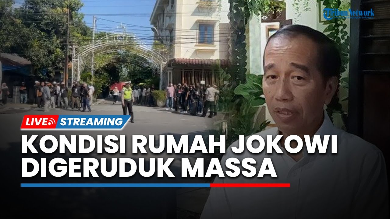 🔴LIVE: Situasi Terkini di Rumah Jokowi, Massa akan Datangi untuk Cek Langsung Keaslian Ijazah