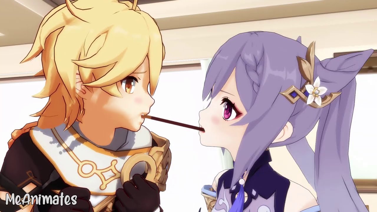 Teasing Keqing || Genshin Impact Animation MMD