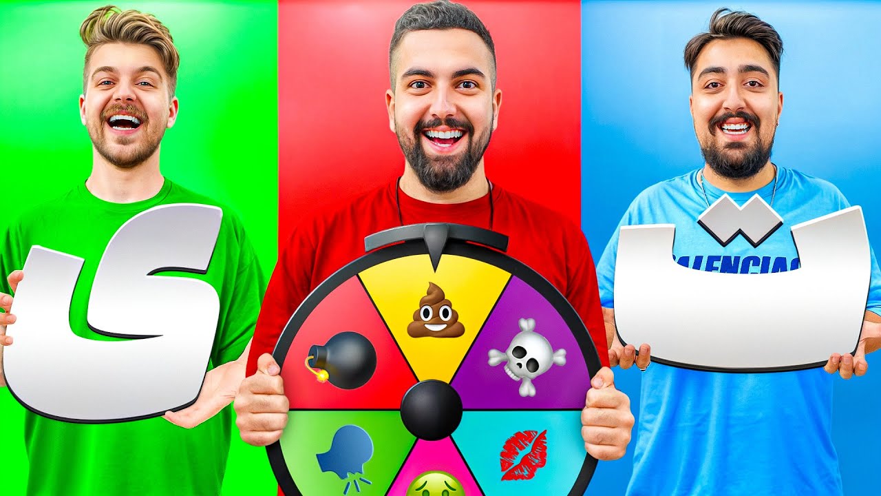 چالش حروف الفبا با گردونه شانسی