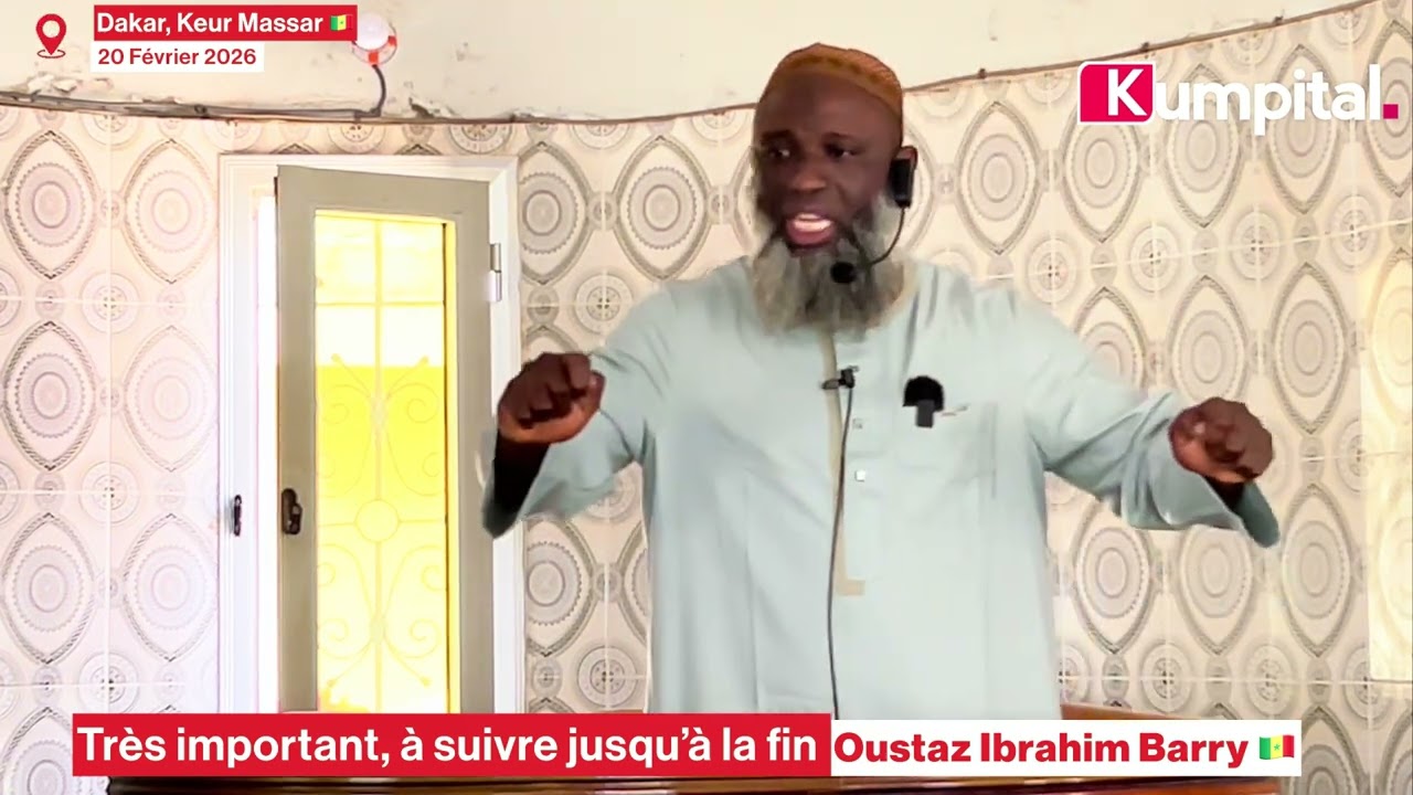 Très important, à suivre jusqu’à la fin. Oustaz Ibrahim Barry 🇸🇳