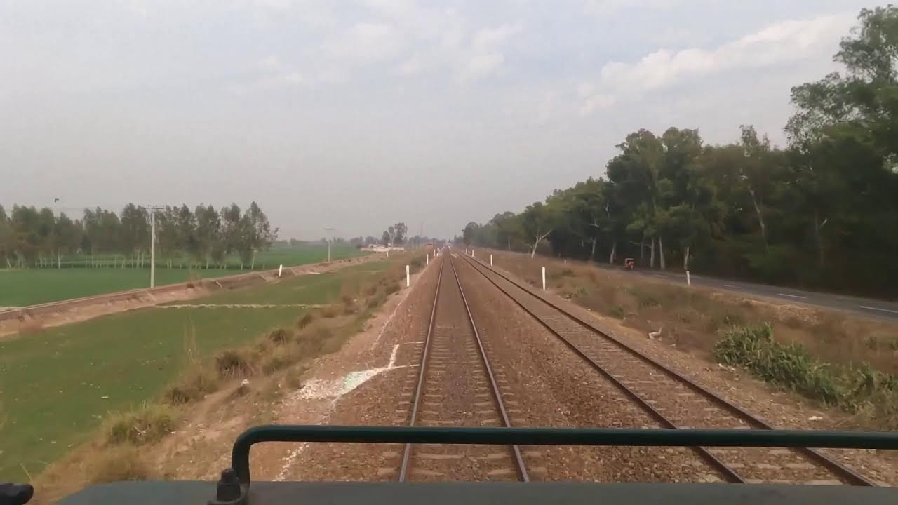 Live View from Locomotive Cab of Fastest train insane view from Front of Train