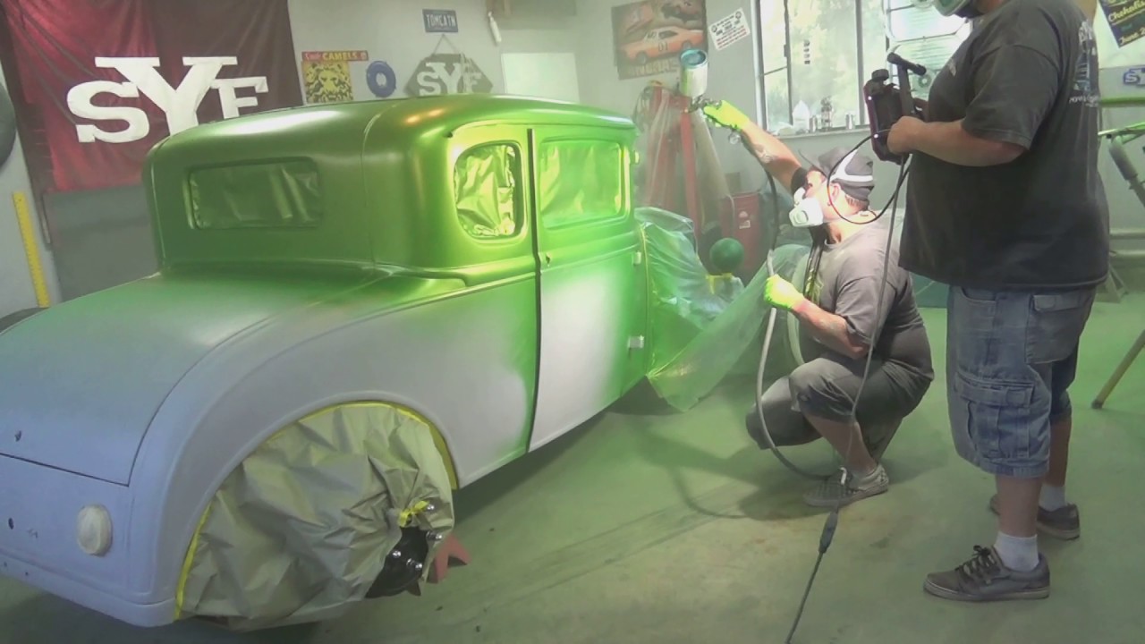 Model A Hot Rod Garage Paint Job. Not a How To!