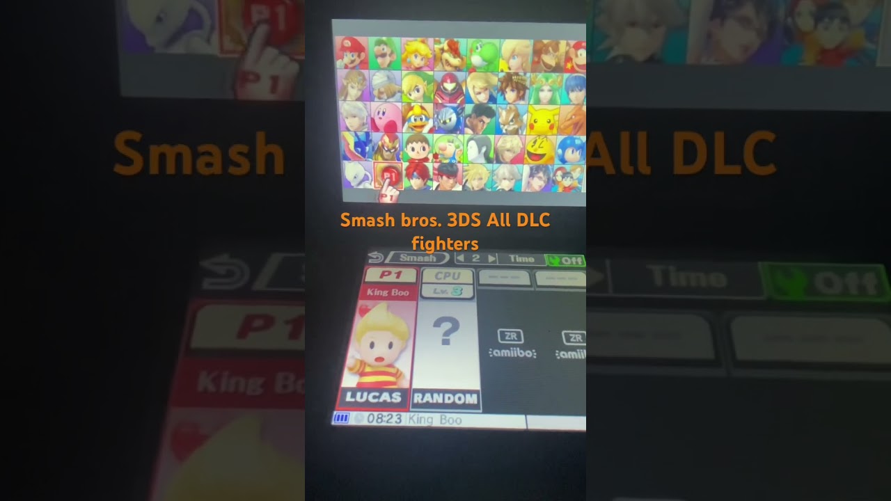 Smash bros 3DS all DLC fighters #mario #smashbros
