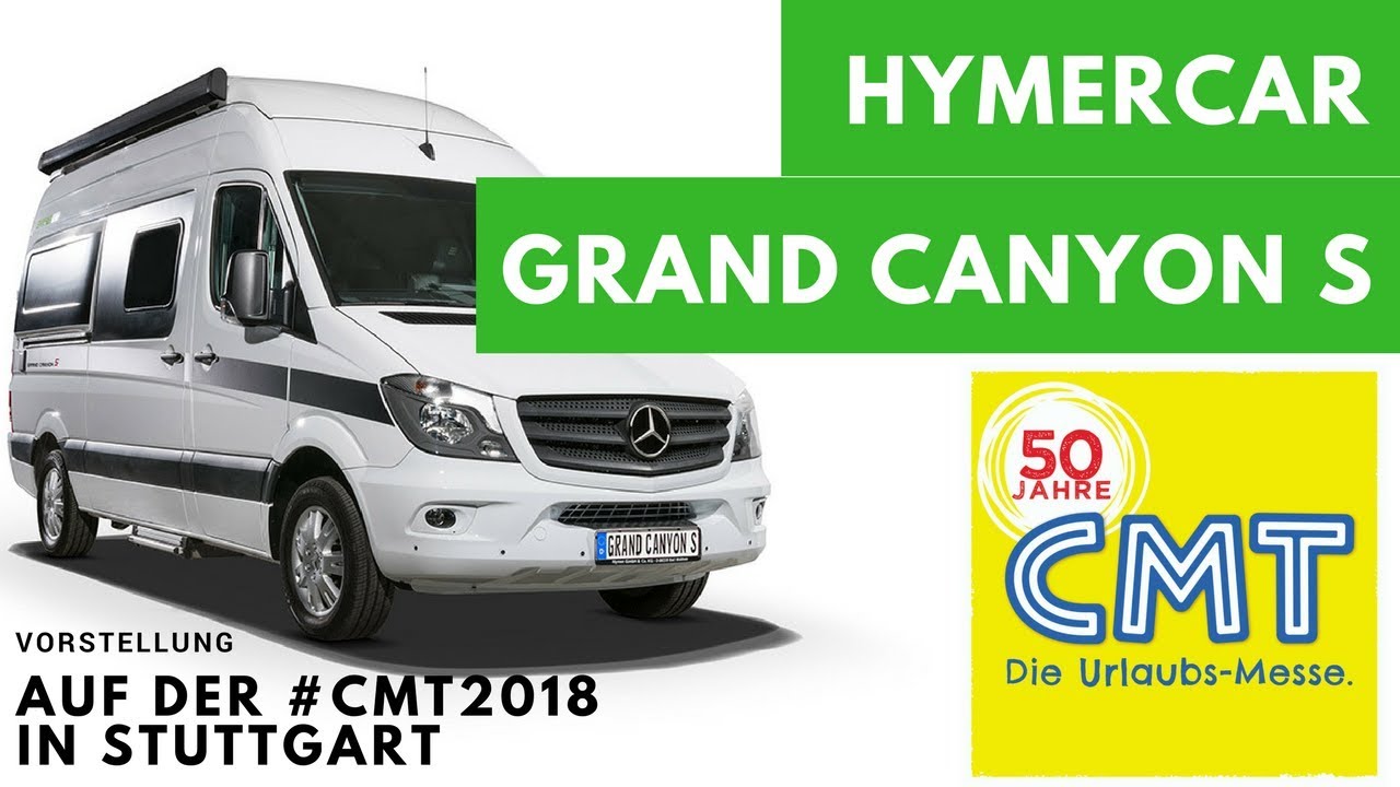 Allrad Wohnmobil Hymer Grand Canyon S  Mercedes Sprinter 4x4 auf der #CMT2018