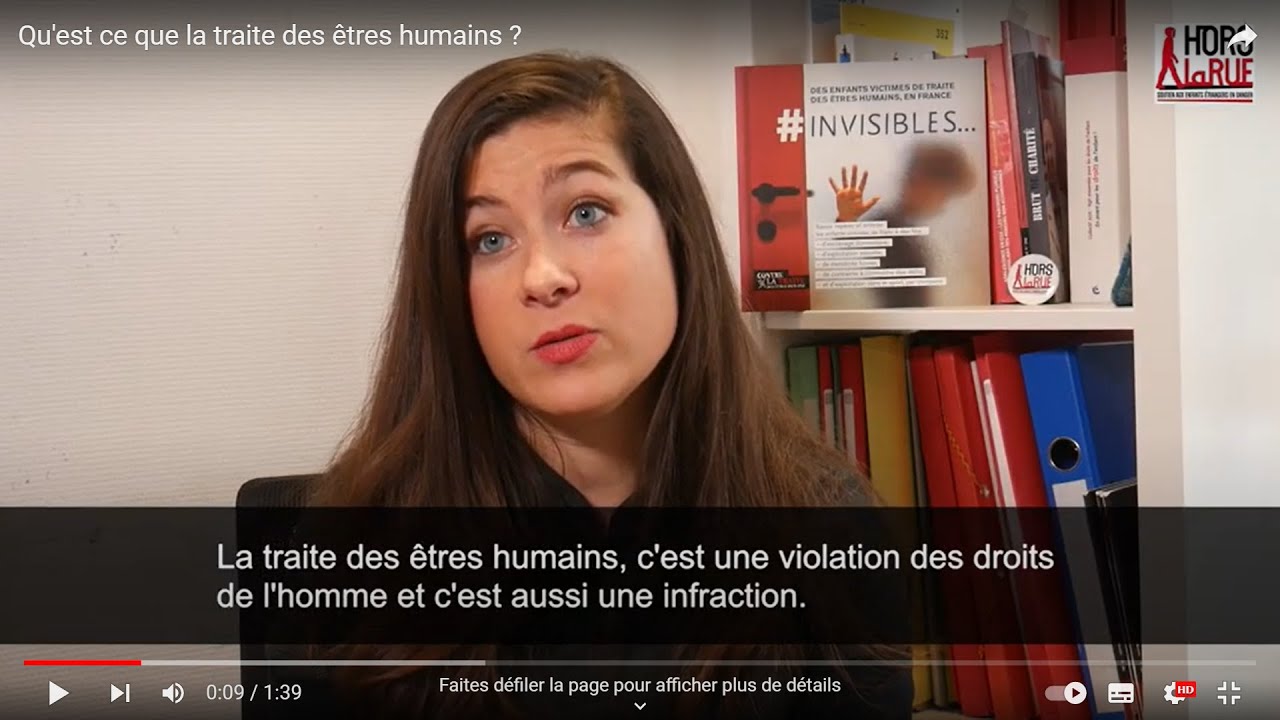 Qu'est ce que la traite des êtres humains ? par Julie Jardin | Hors la rue
