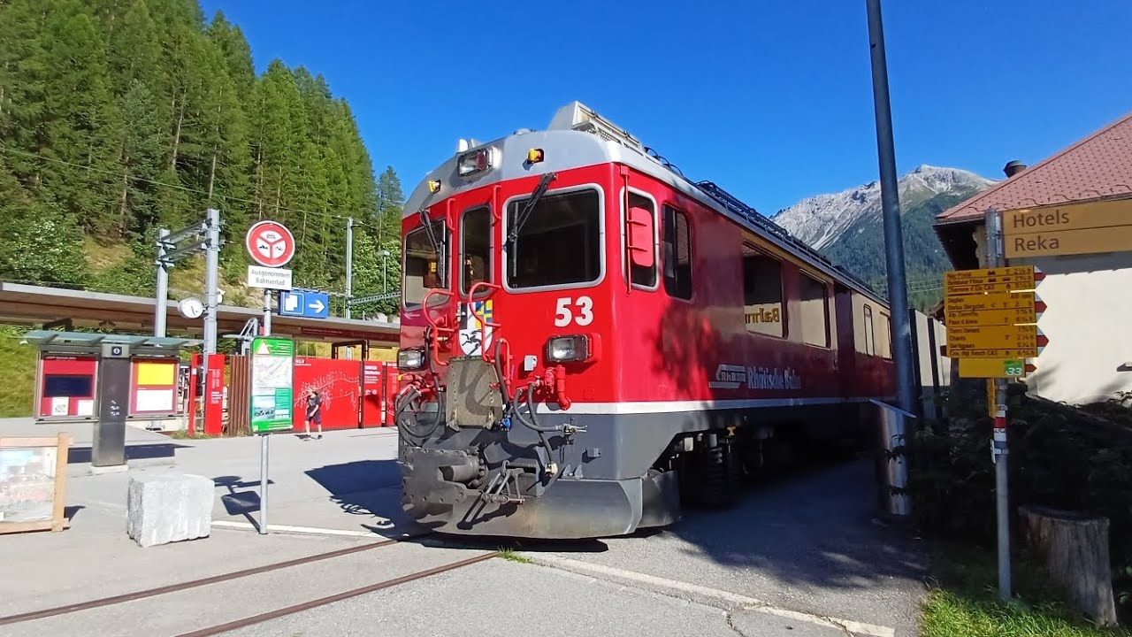 Rhatische Bahn. Summer 2024.