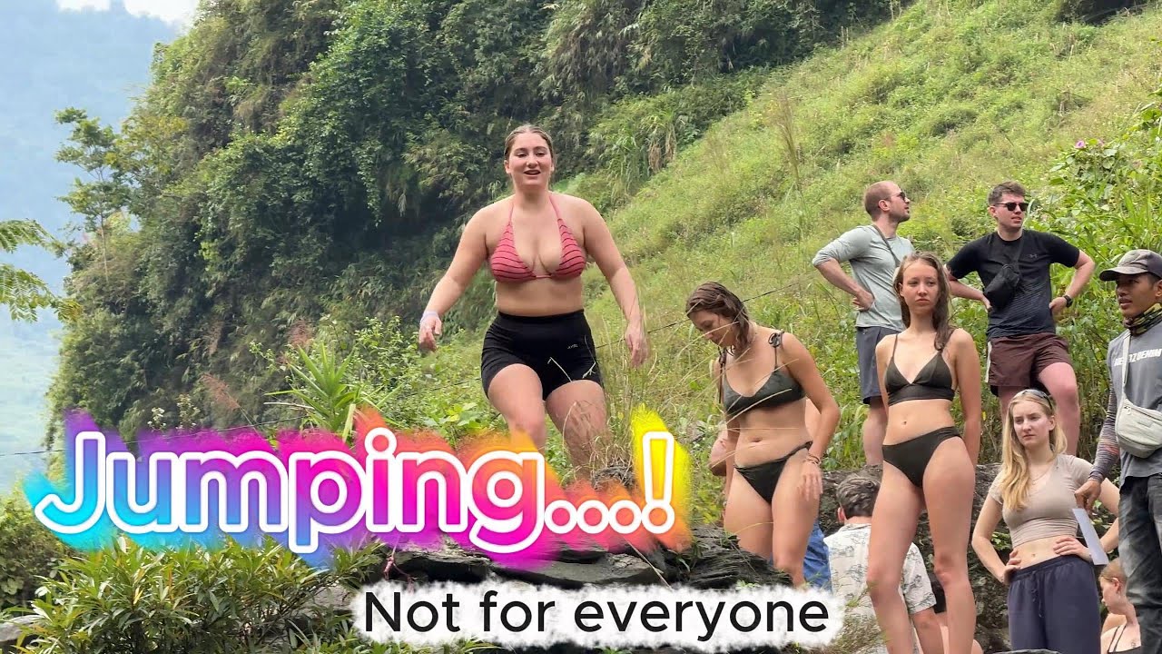 Jump with the Angels at the Waterfall – Do You Dare to Jump?  #usa #cliffjumping #travel #waterfall