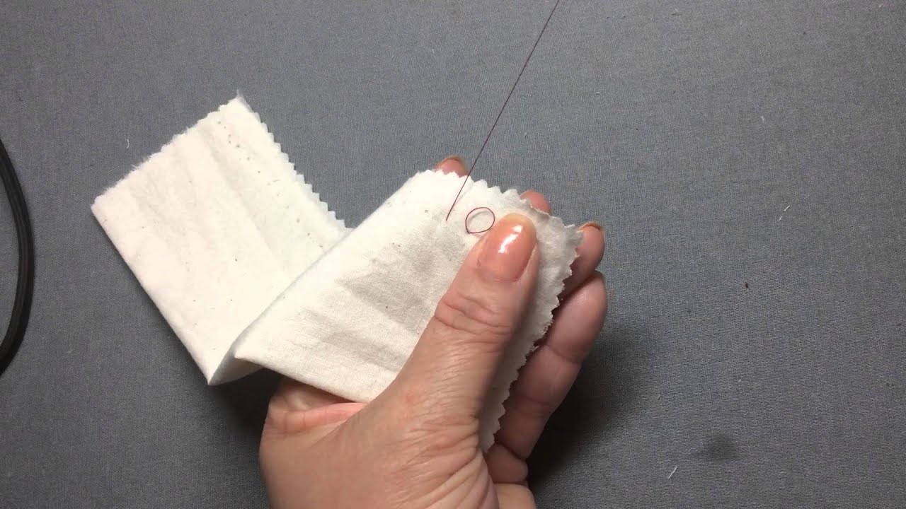 Prick/pick or invisible stitch