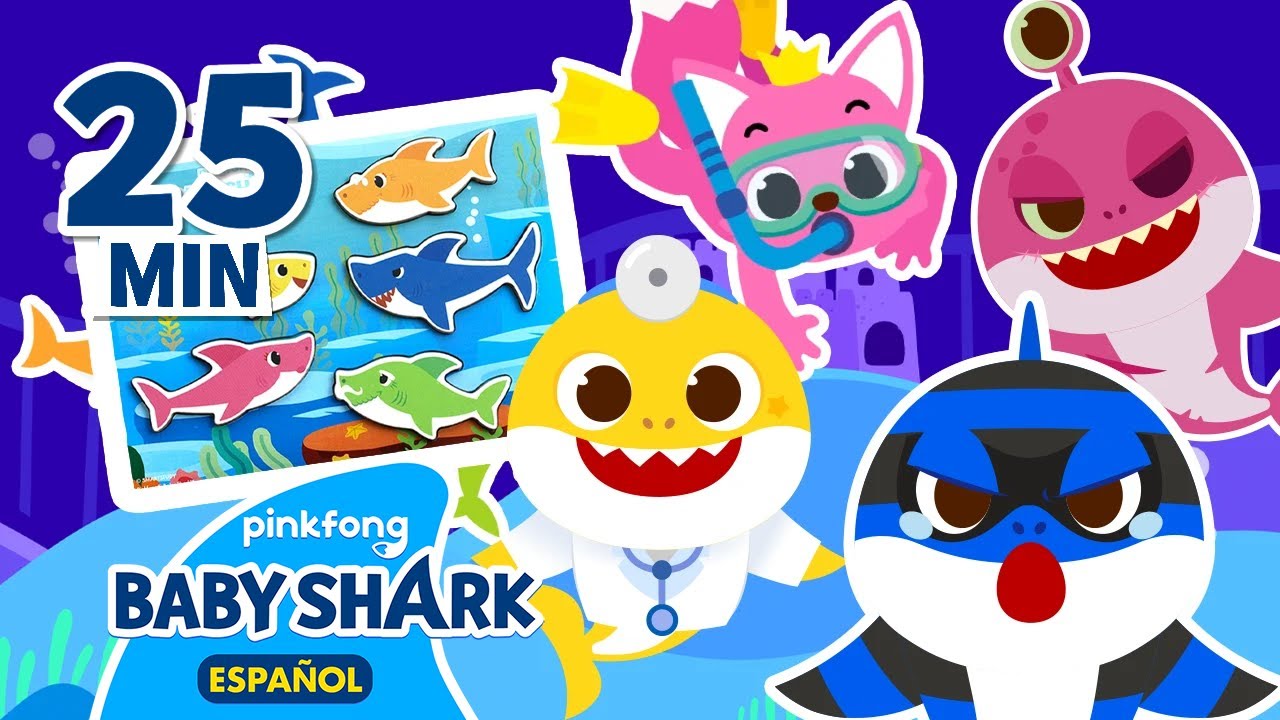 [TOP3] Jugando al Escondite con Zombis, Ladrones y más | Juego Infantil | Baby Shark en español