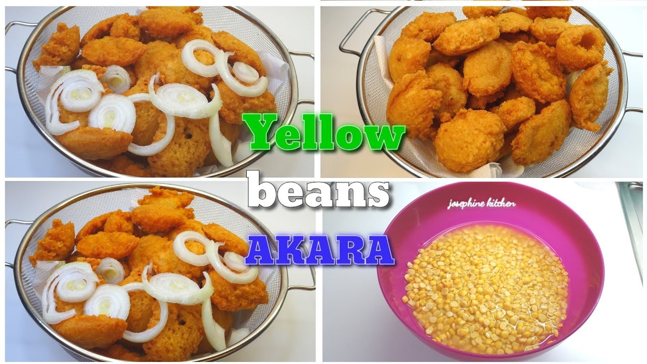 HOW TO MAKE SIERRA LEONEAN BEST BEANS AKARA | USING THE YELLOW BEANS | SPLITS PEAS | 2020|