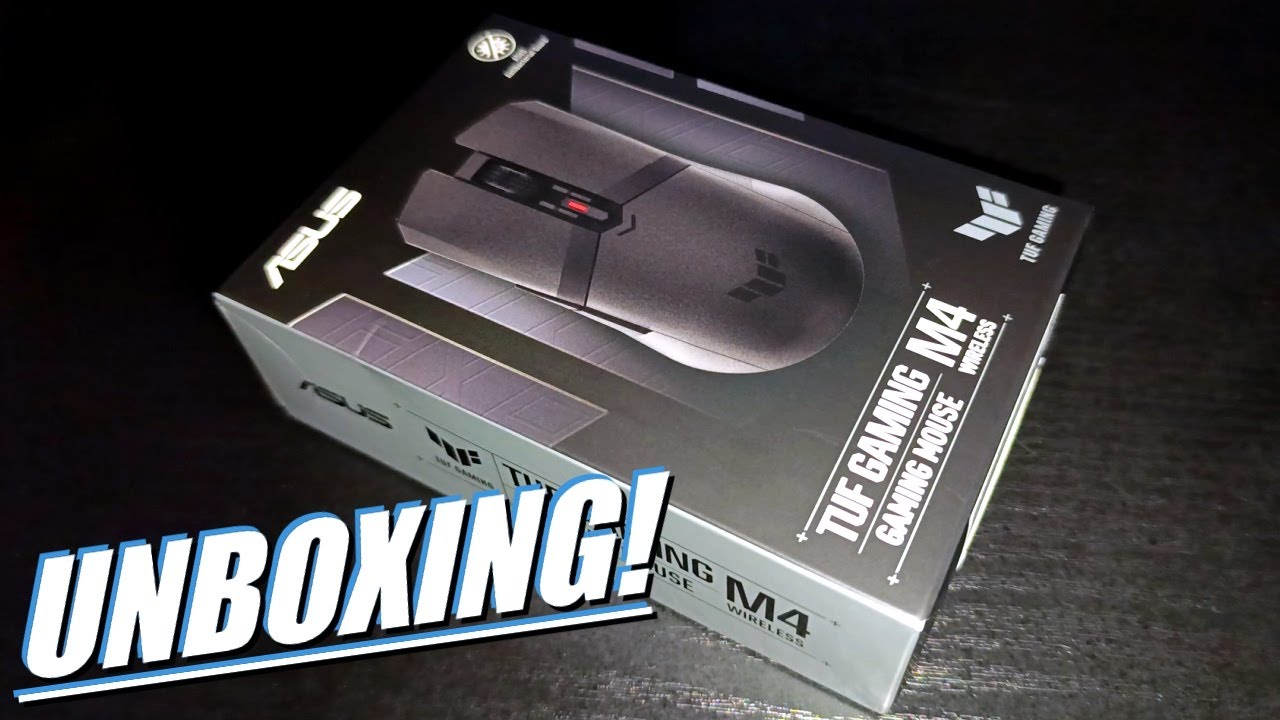 ASUS TUF Gaming Mouse M4 UNBOXING Deutsch / German
